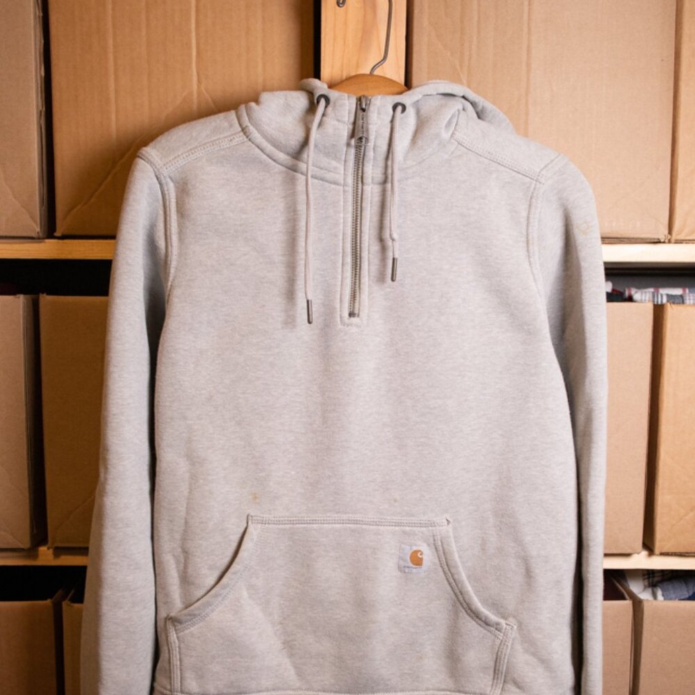 Carhartt Heavy Duty Womens Quarter Half Zip Sweatshirt